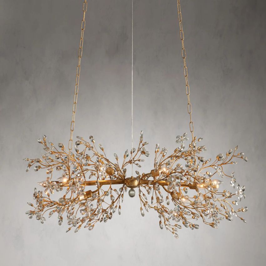 Fiore Linear Chandelier 43“ 68” W