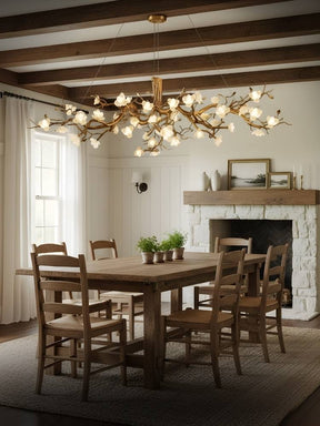 Zendas Branch Crystal Flower Chandelier