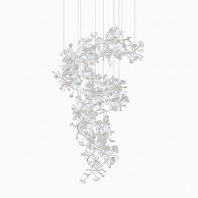 Gingko Ceramic Branch Chandelier Q
