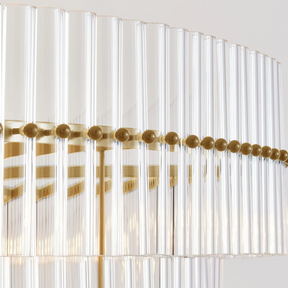 Molly Modern Glass Round Chandelier