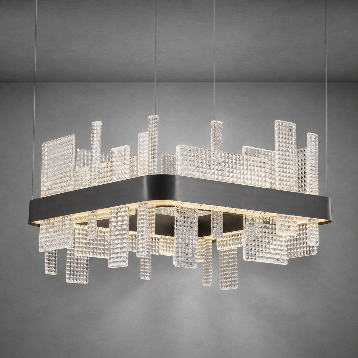 Lyra Glass Pendant Light 19.7"