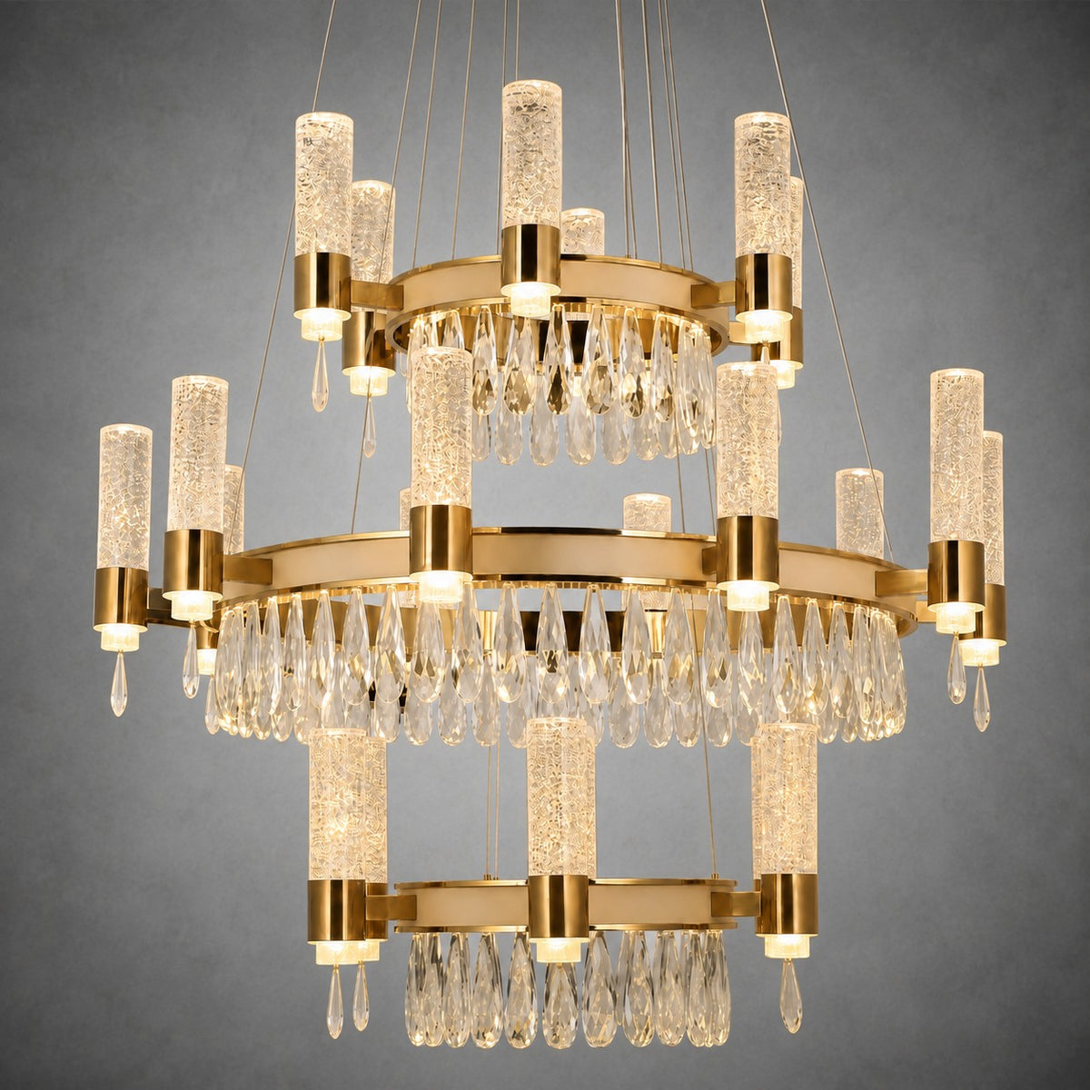Nido Crystal Trio Chandelier