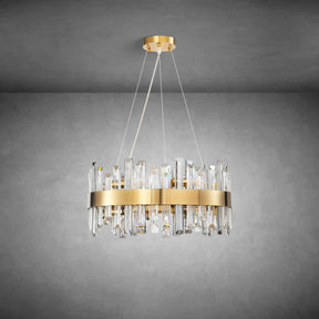 Modern Round Crystal Chandelier
