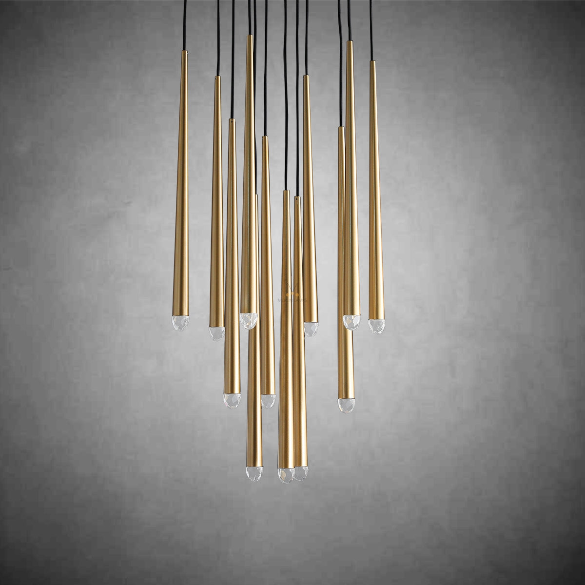 Melinda Round Chandelier, Indoor Metal Elegant Chandelier for Living Room