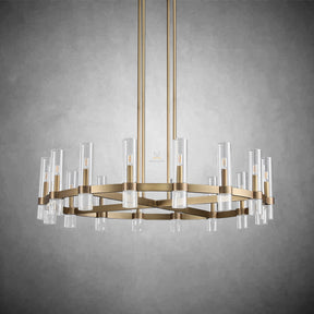 Nova Series Luxury Glass Round Chandelier, Modern Lamp Fixtures