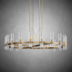 Nova Luxury Glass Round Chandelier