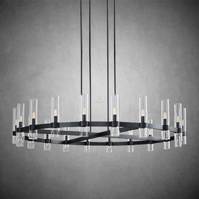 Nova Series Luxury Glass Round Chandelier, Modern Lamp Fixtures