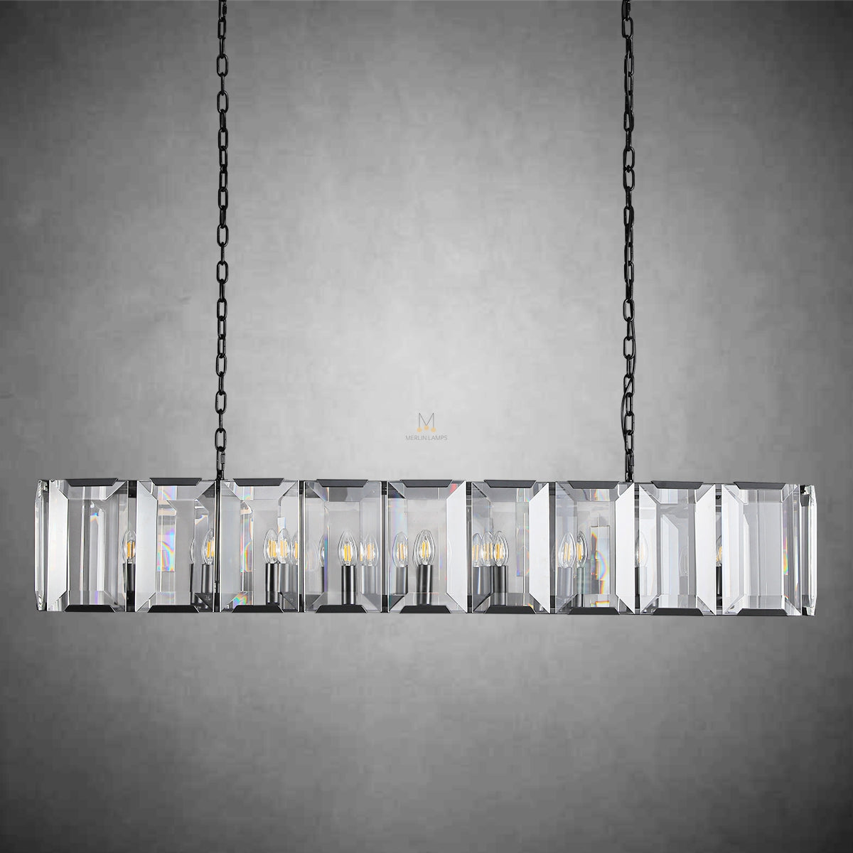 Charles Series Crystal Chandelier Round / Rectangular