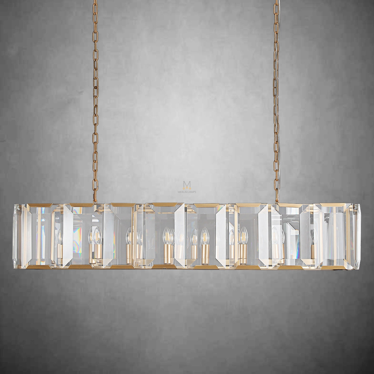 Charles Series Crystal Chandelier Round / Rectangular