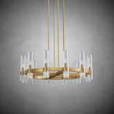 Nova Series Luxury Glass Round Chandelier, Modern Lamp Fixtures