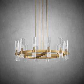 Nova Series Luxury Glass Round Chandelier, Modern Lamp Fixtures