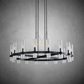 Nova Luxury Glass Round Chandelier