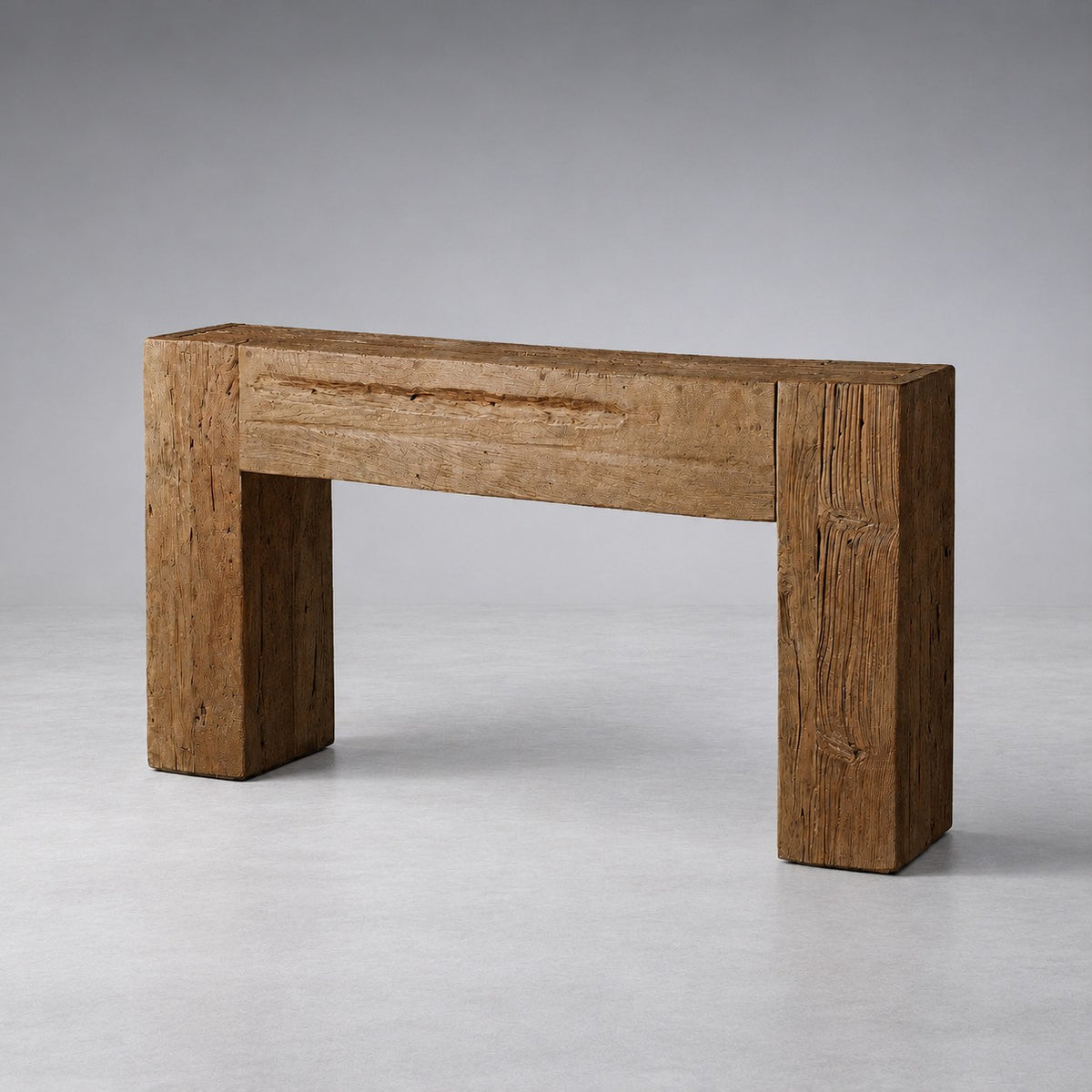 Reclaimed Teak Wood Console Table