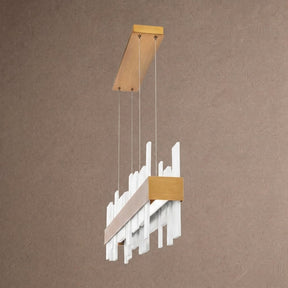 Acropolis 46in LED Linear Alabaster Chandelier