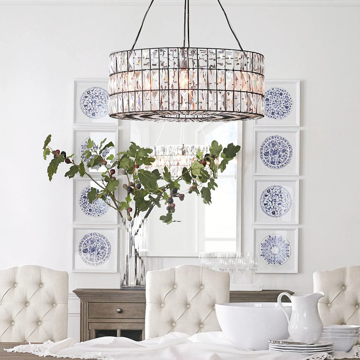 Adeline Crystal Round Chandelier