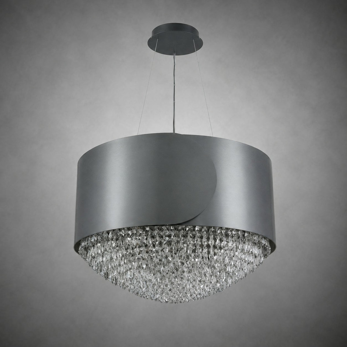 Theron Crystal Pendant Light 28"