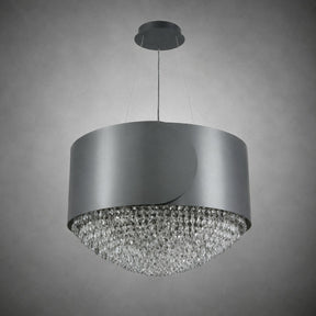 Theron Crystal Pendant Light 28"