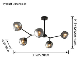 Afra Glass Chandelier