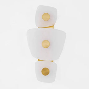 Alabaster  3 Lights Wall Sconce