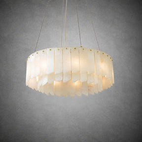 Alabaster Cascade Tiered Chandelier