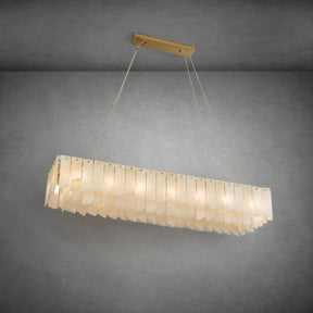 Alabaster Cascade Tiered Chandelier