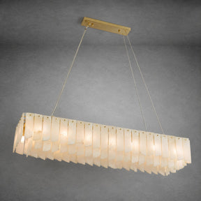 Alabaster Cascade Tiered Chandelier