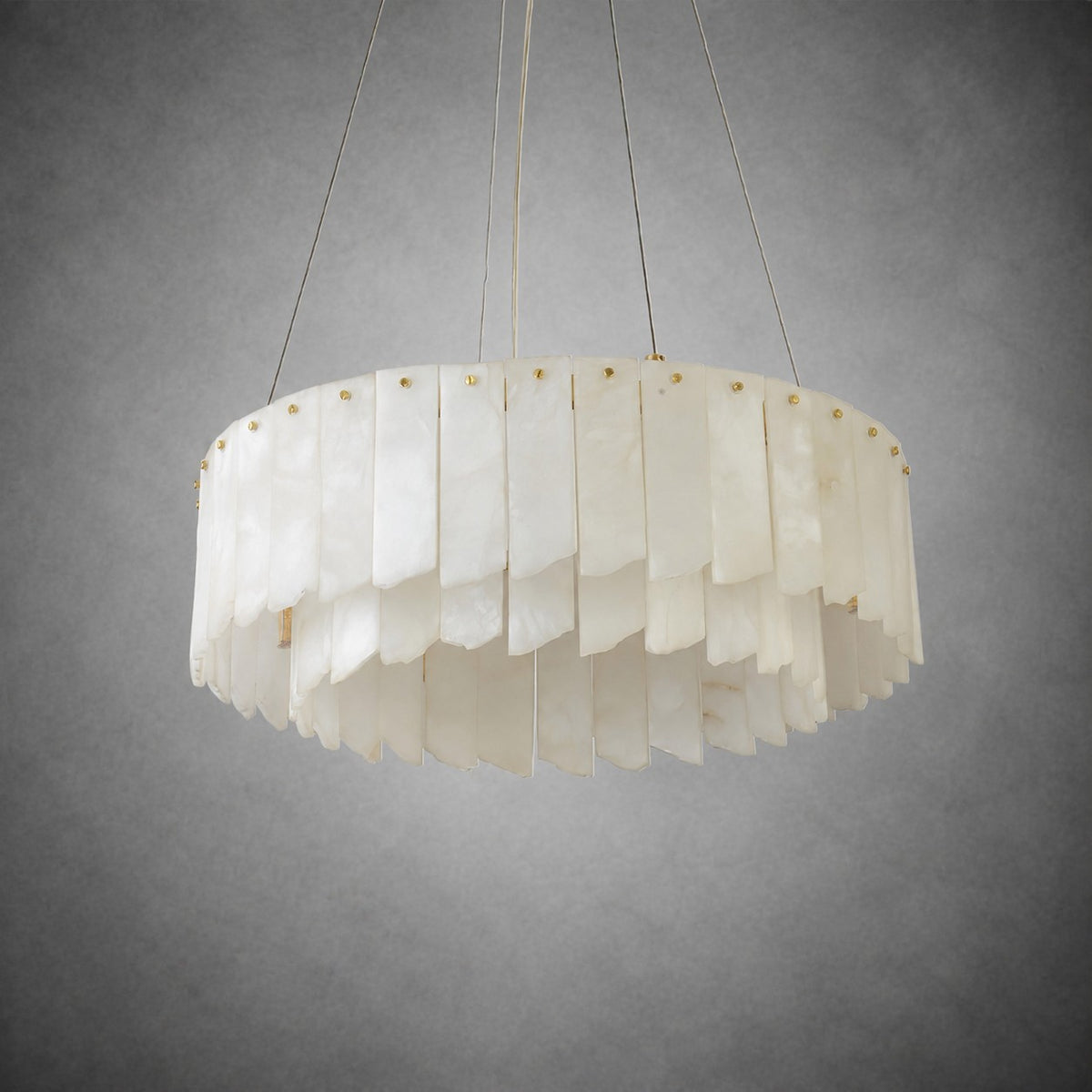 Alabaster Cascade Tiered Chandelier