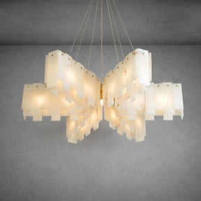 Alabaster Cascade Tiered Chandelier