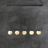 Alabaster Global Linear Pendant  rbrights 39.4" L  