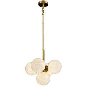 Alabaster Global Rod/Cord Pendant  rbrights   