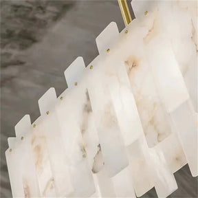 Alabaster Linear Chandelier