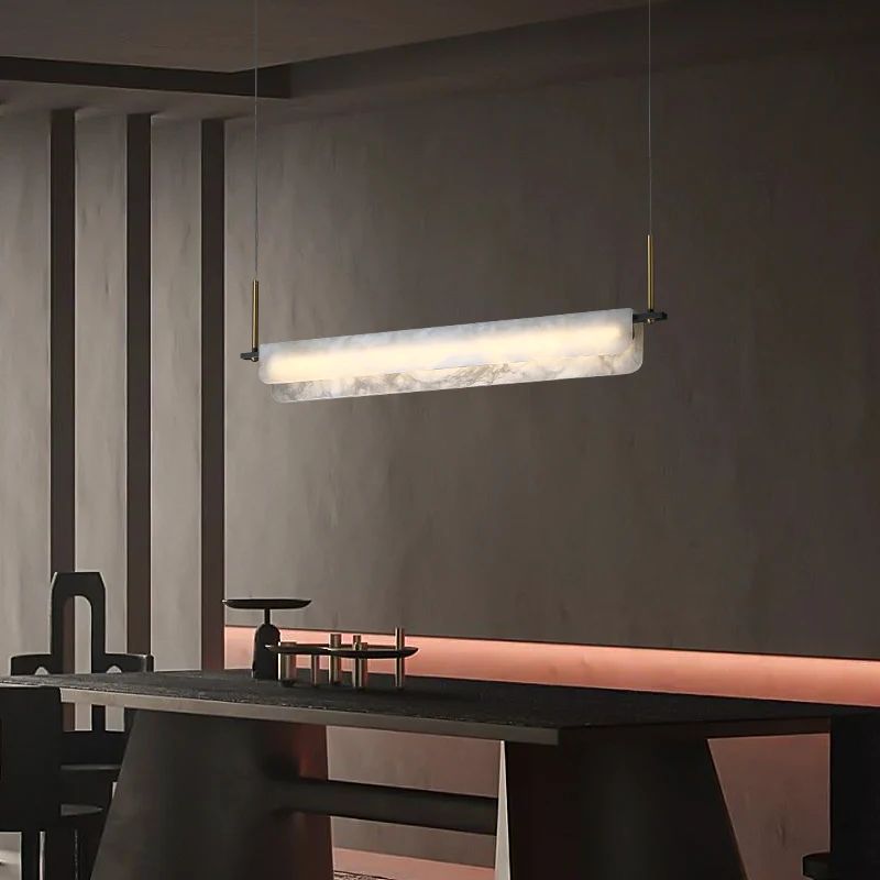 Alabaster Linear Pendant  rbrights   