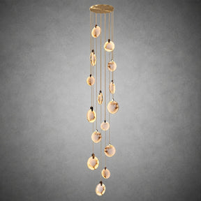 Alabaster  Long Staircase Chandelier