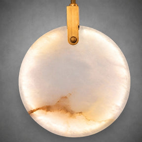 Alabaster  Long Staircase Chandelier