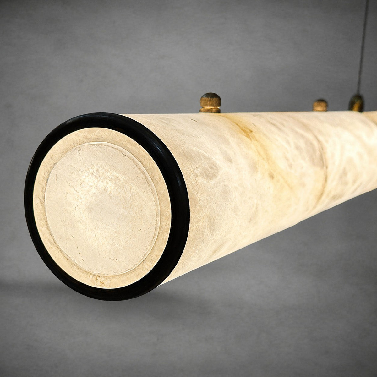 Alabaster Magnificence Art Linear Chandelier