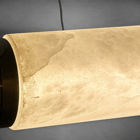 Alabaster Magnificence Art Linear Chandelier