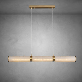 Alabaster Magnificence Art Linear Chandelier
