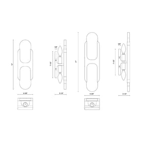 Alabaster Odin Large Wall Sconce