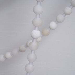 Alabaster Pearl Necklace Chandelier - Total Length 100cm / L 39.4″Gold & WhiteMerlinlamps