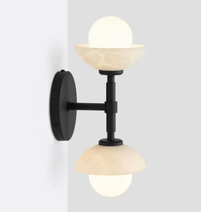 Alabaster Shade Greenwich Linear Wall Sconce