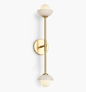 Alabaster Shade Greenwich Linear Wall Sconce