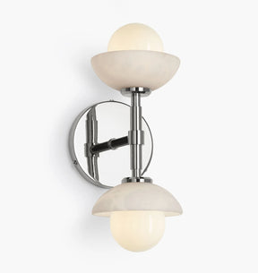 Alabaster Shade Greenwich Linear Wall Sconce