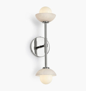 Alabaster Shade Greenwich Linear Wall Sconce