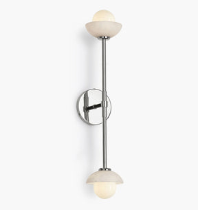 Alabaster Shade Greenwich Linear Wall Sconce