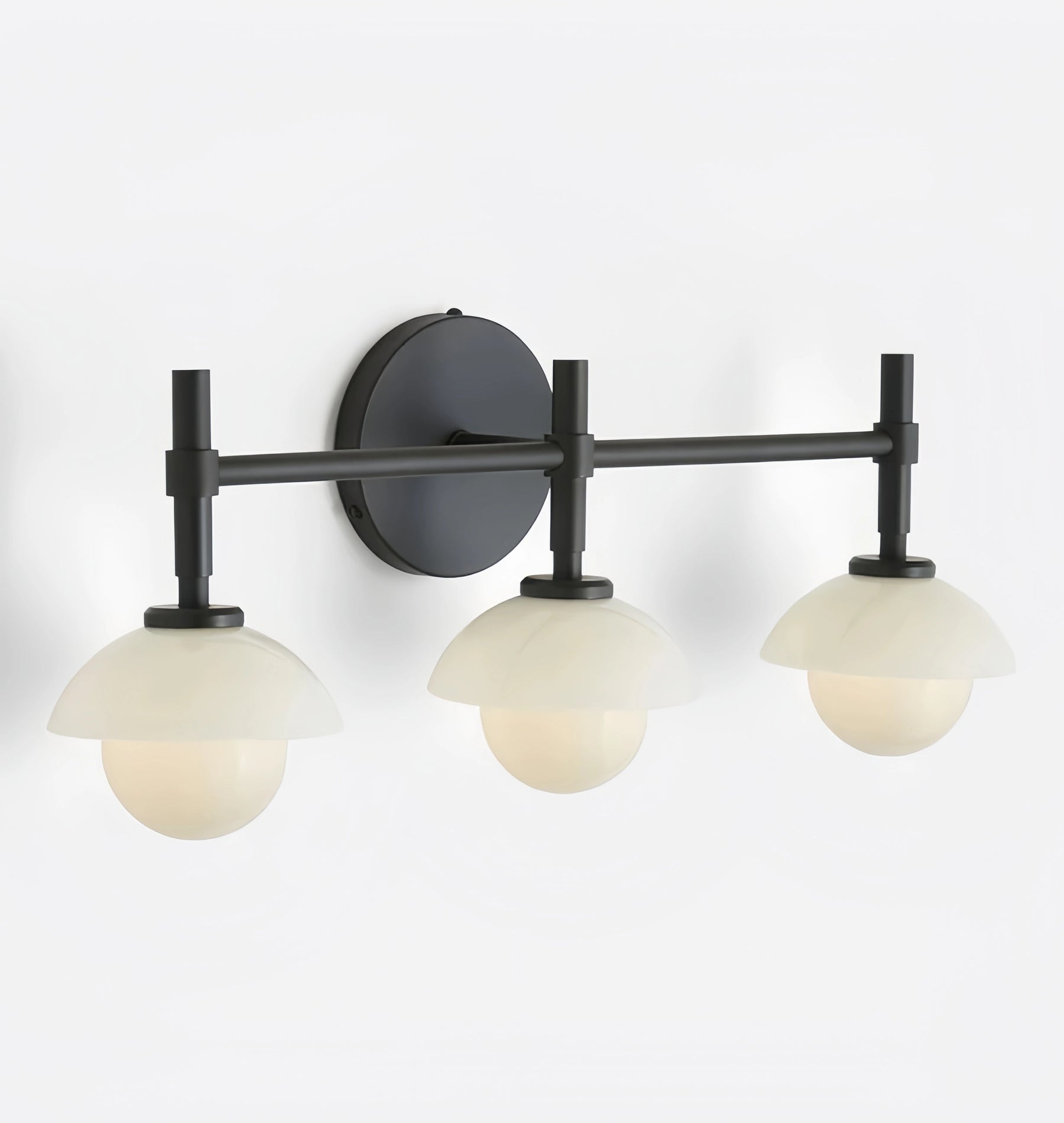 Alabaster Shade Greenwich Triple Wall Sconce