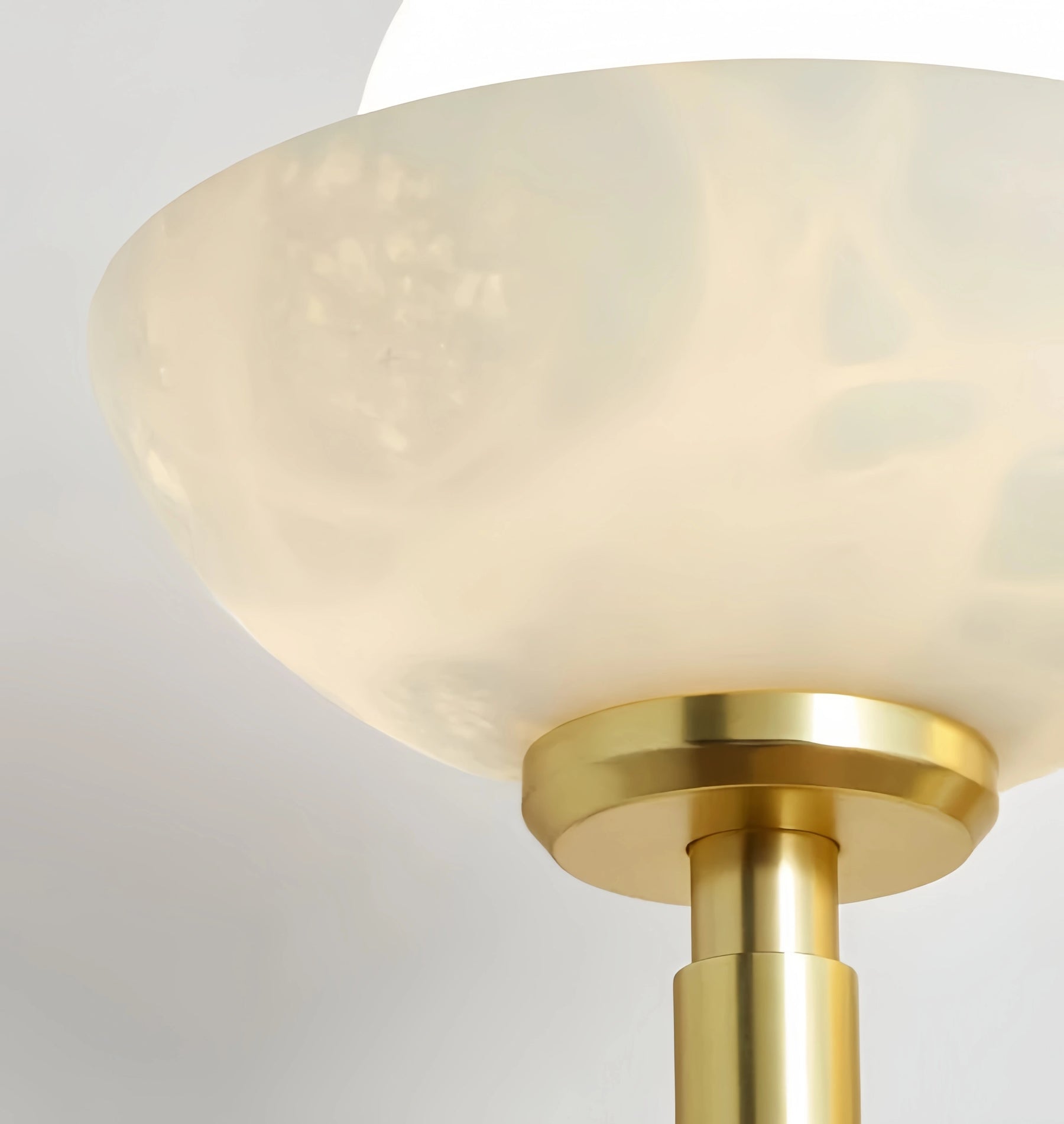 Alabaster Shade Greenwich Triple Wall Sconce