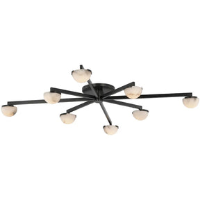 Alabaster Wearstler Pedra Large Staggered Arm Flush Mount