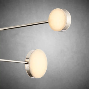 Textured finish detail of the Alexander Mobile Chandelier 36" metal arms