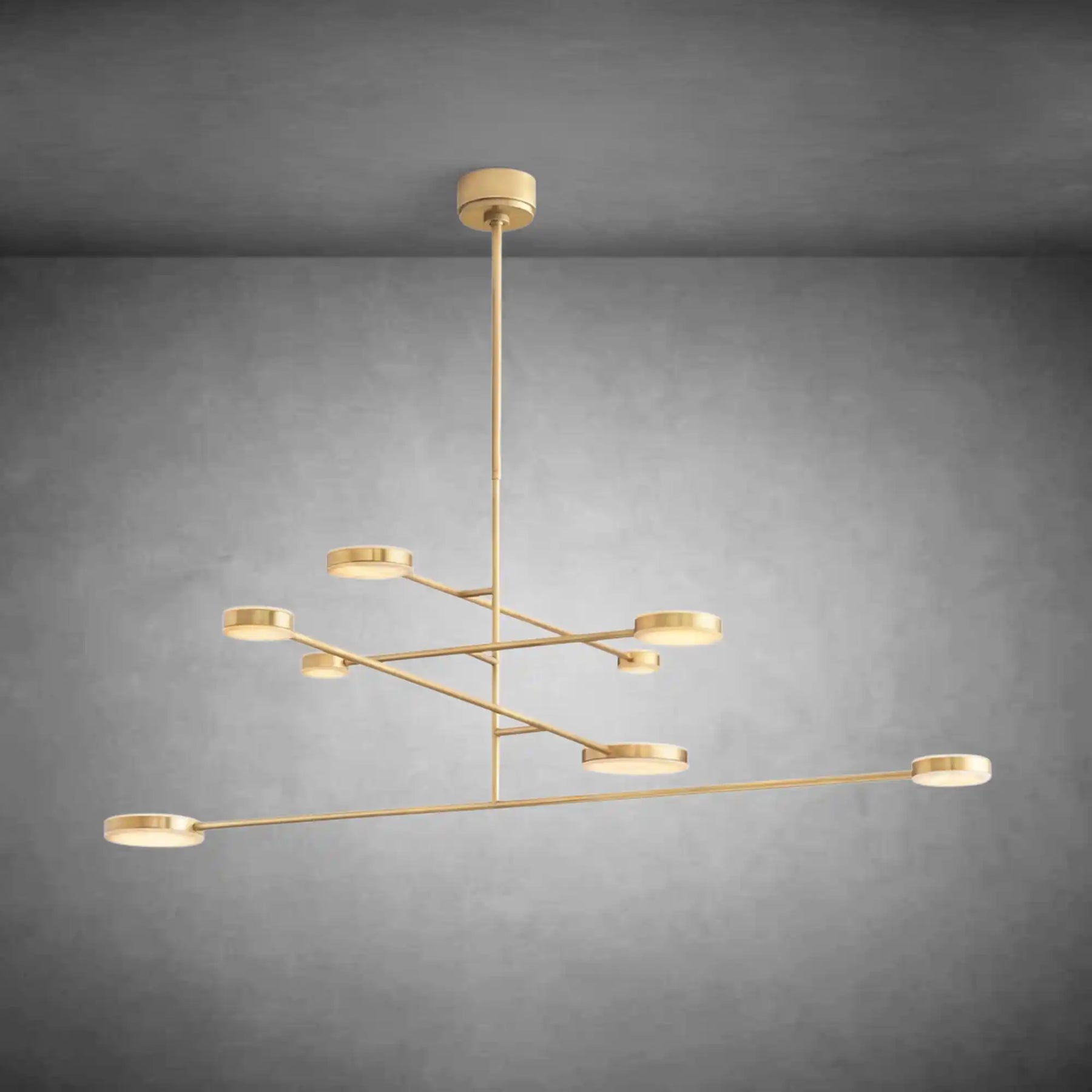 Mobile-inspired chandelier product photo in 60-inch size
