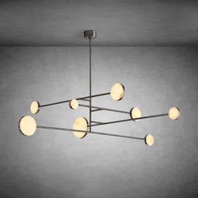 Bronze finish Alexander Mobile Chandelier 72" for contemporary interiors